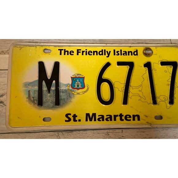 St. Maarten The Friendly Island License Car Plate auto Island decoration - Picture 3 of 4